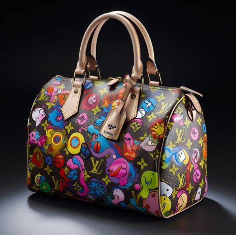 louis vuitton takashi murakami character bags